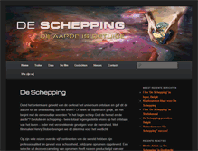 Tablet Screenshot of de-schepping.eu